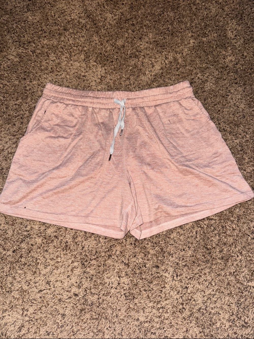 Women’s Pink Drawstring Lounge Shorts